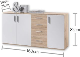 Aparadores blancos y madera - ¡Oferta!