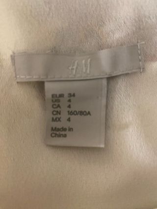 Vestito floreale H&M burro e blu