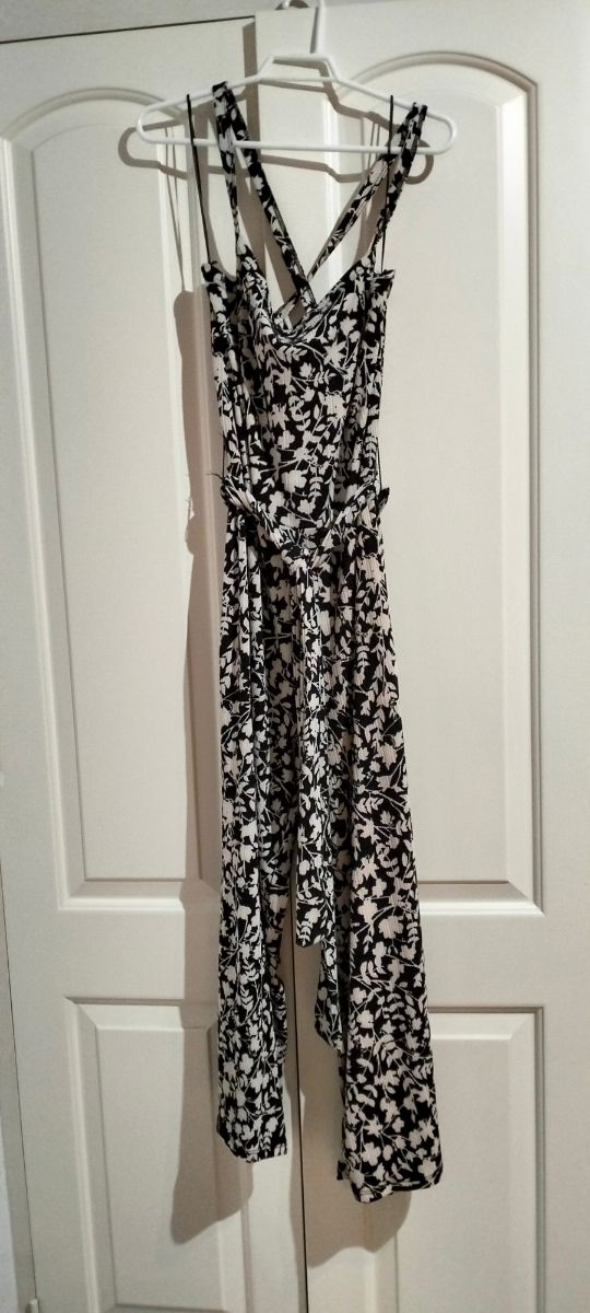 Mono Mango blanco&negro sin usar no es largo