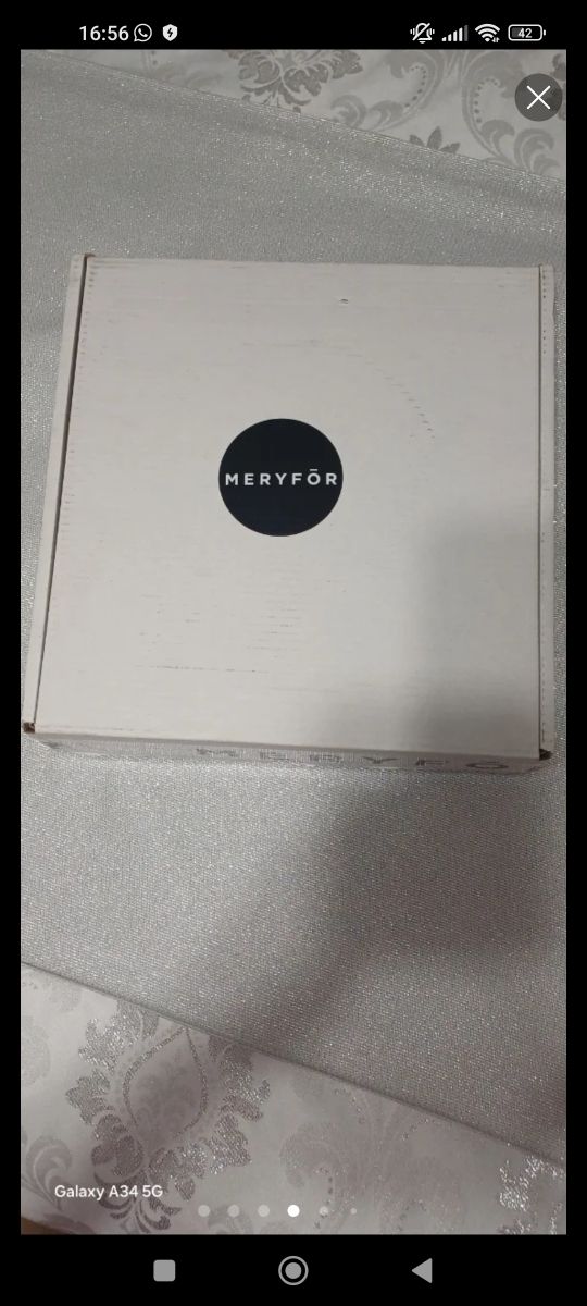 Vestido Meryfor blanco 2025