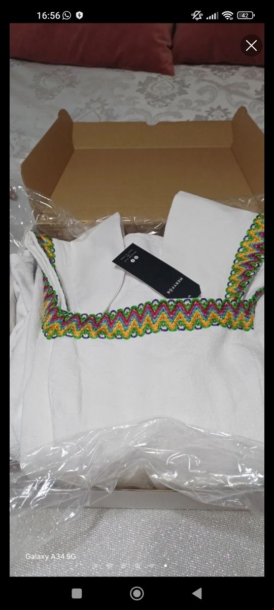 Vestido Meryfor blanco 2025