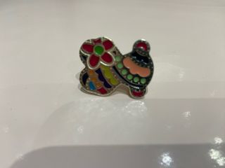 Anillo Tous plata multicolor