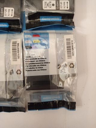 4 Cintas Dymo D1 - Negro sobre Blanco