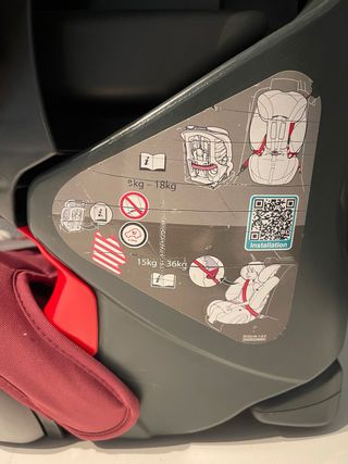 Silla coche Römer Britax - Rosa