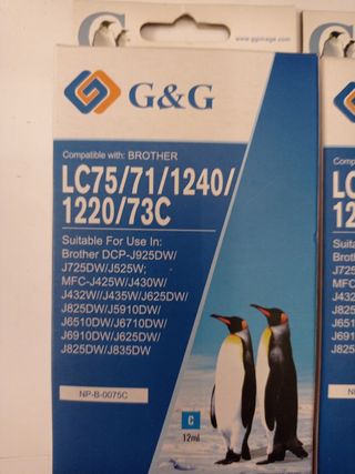 Tintas Brother LC75/71/1240/1220 - NUEVAS