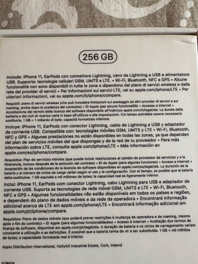 iPhone 11 Negro 256GB - Como Nuevo