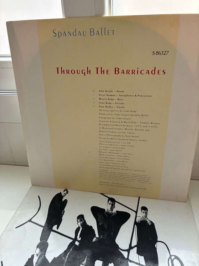 Vinilo Spandau Ballet - Through the Barricades