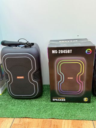 Altavoz Portátil MS-2045BT con Luces