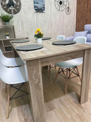 Mesa comedor nórdica 4 sillas