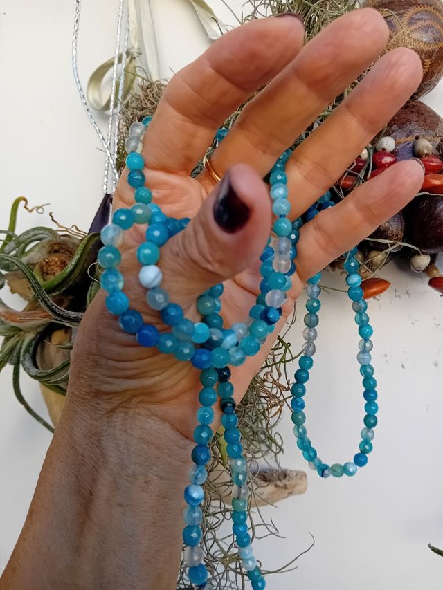 Collana Agata Azzurro-Turchese