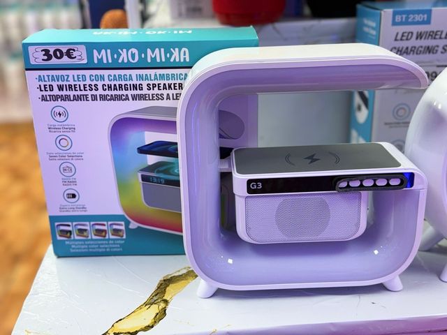 Altoparlante LED wireless con ricarica