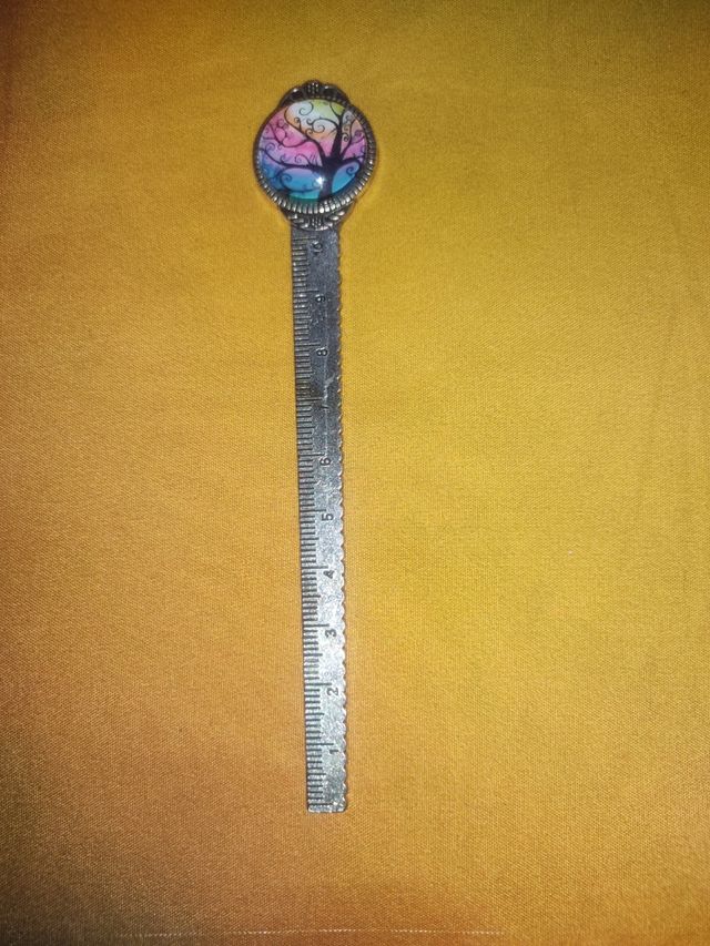 Reglas marcapáginas vintage únicas y artesanales