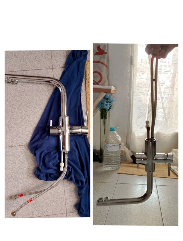 Grifo cocina hs acero inoxidable