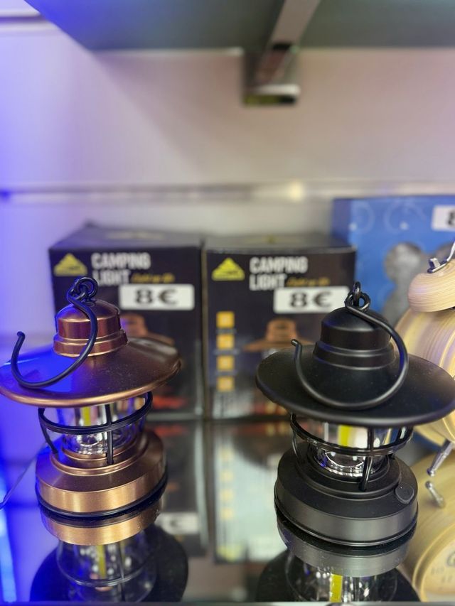 Linternas camping LED (2 uds)