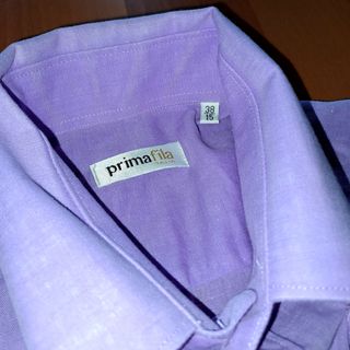 Camicia lino uomo lilla taglia 38 cm 15"