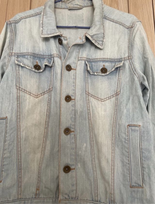 Cazadora vaquera unisex talla M de chico