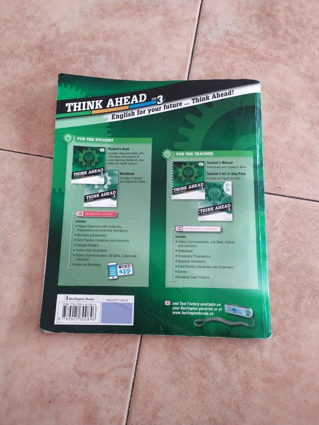 THINK AHEAD Student's Book  3ºeso