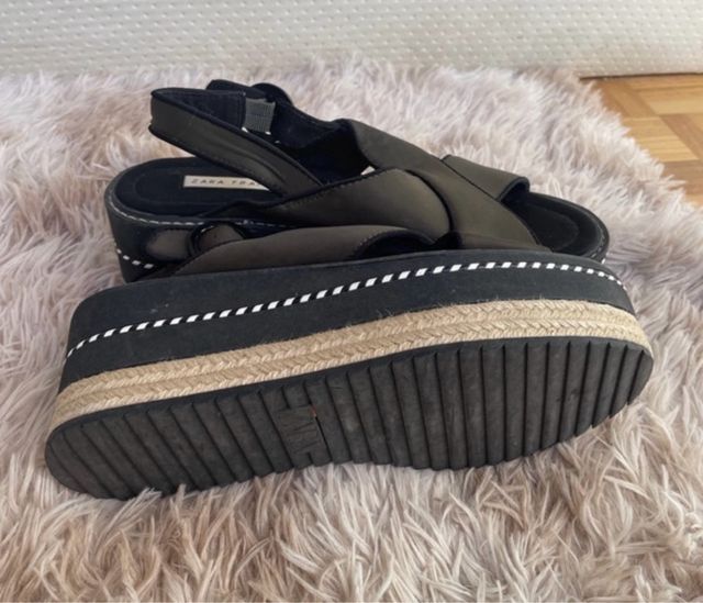 Sandalias Zara plataforma 39