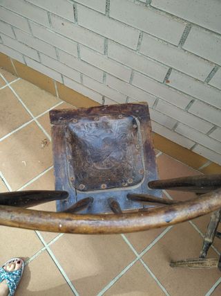 2 Sillas madera siglo XIX