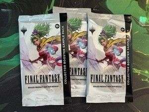 Sobre cartas collector Booster Final Fantasy MTG