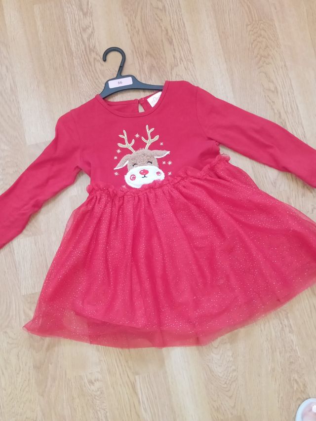 Vestido Navidad niña 16