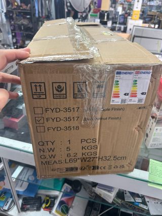 Ventilador techo GLITI 52" marrón