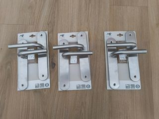 3 Manillas Acero Inoxidable