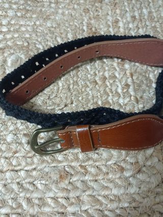 Cinturón niña - Negro y marrón