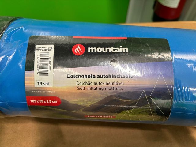 Colchoneta autoinflable Mountain 183x55x2.5cm