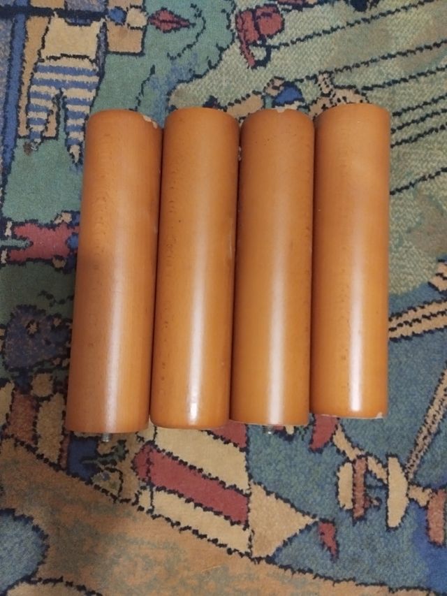 4 Patas somier madera