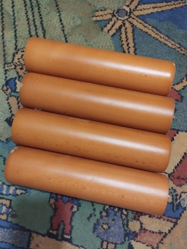4 Patas somier madera