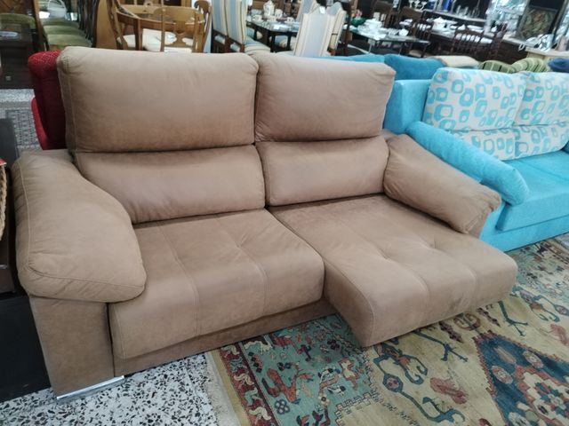 SOFÁ 2 PLAZAS MARRÓN