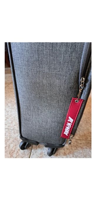 Trolley K-way grigio - nuovo