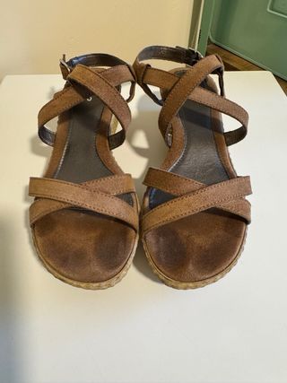 Sandalias plataforma Marrón