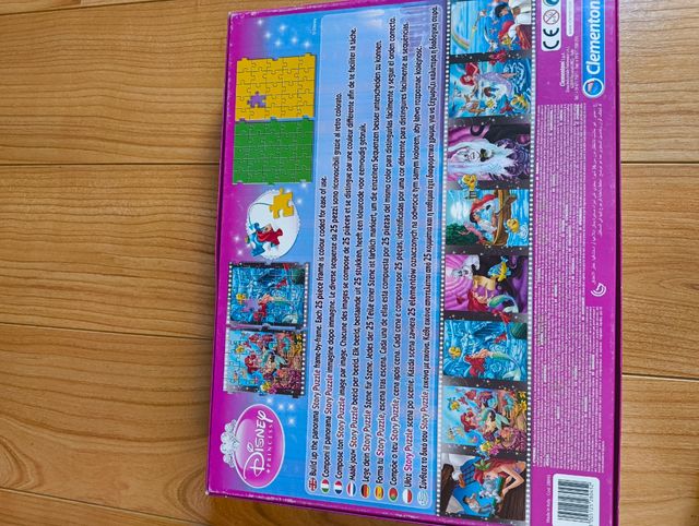 Puzzle Sirenita Disney 8 escenas