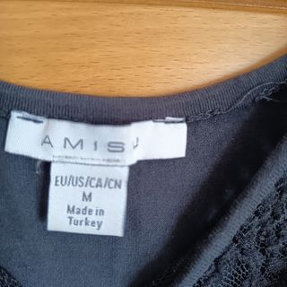 Blusa negra encaje