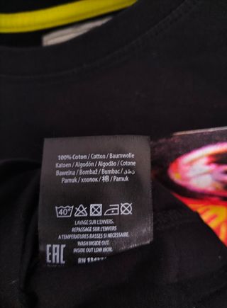 T-shirt Freegun bimbo nero con stampa (14 anni) 