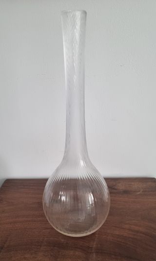 Vaso vetro soffiato Daum anni '70