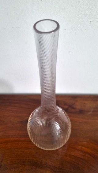 Vaso vetro soffiato Daum anni '70