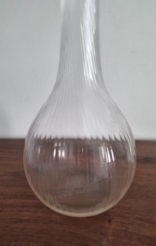 Vaso vetro soffiato Daum anni '70