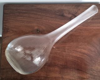 Vaso vetro soffiato Daum anni '70