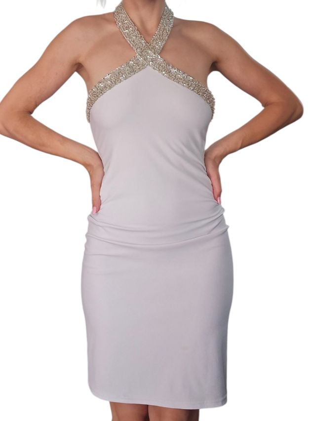 Vestito bianco elegante estivo