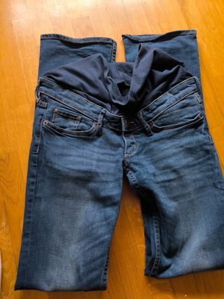 Jeans premamá tiro medio