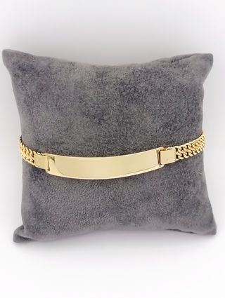 Pulsera “No me olvides” en Oro macizo de 18K