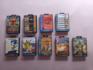 8 Juegos Sega Mega Drive - Coleccion