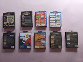 8 Juegos Sega Mega Drive - Coleccion