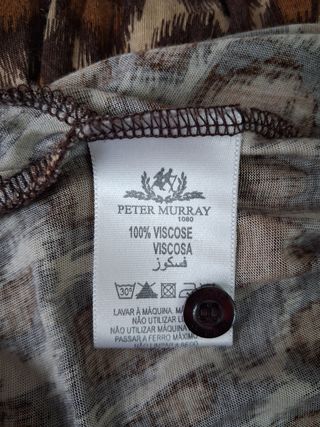 Vestido Peter Murray animal print