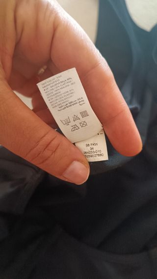 Bañador negro mujer talla S