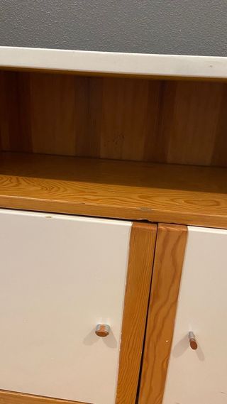 Mueble madera pino blanco