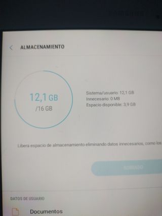 Tablet Samsung Tab A blanca